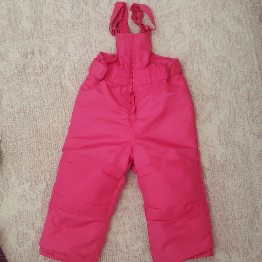 Pink Cat & Jack snow bib